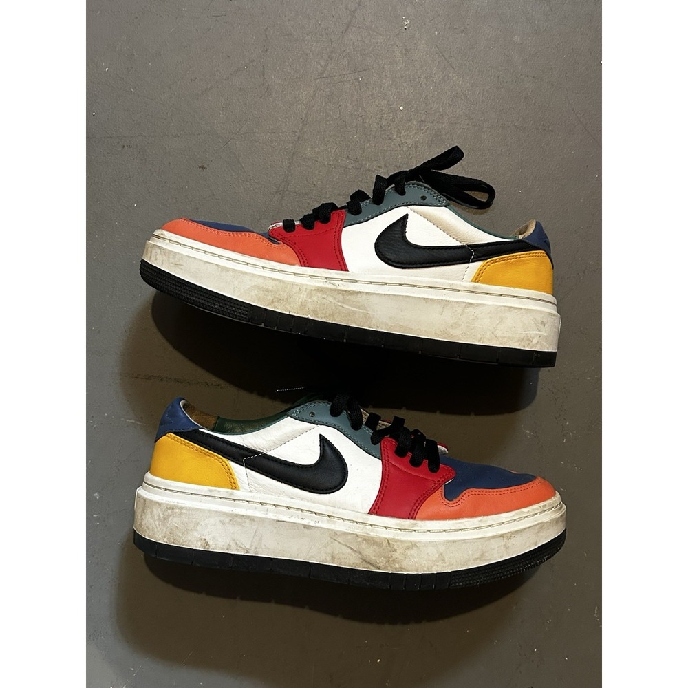 Jordan 1 Elevate Low SE Multi-Color Sneakers DX3951-100 Women's size 10